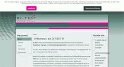 Desktop Screenshot of di-text.de